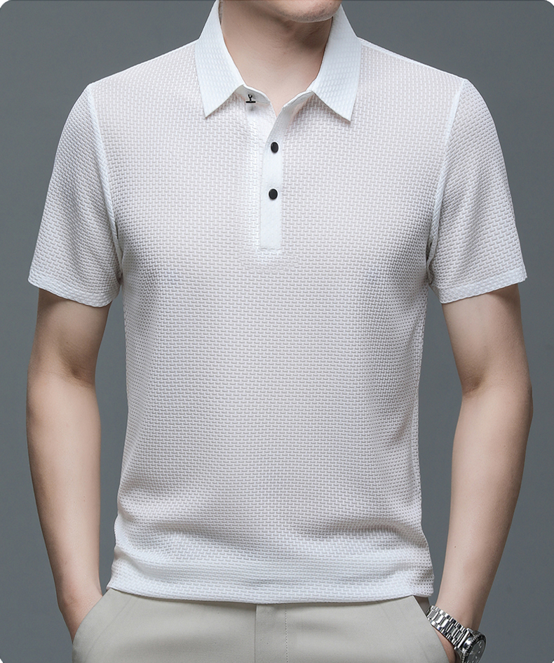 Nicolas | Stylish Button-Up Polo Shirt