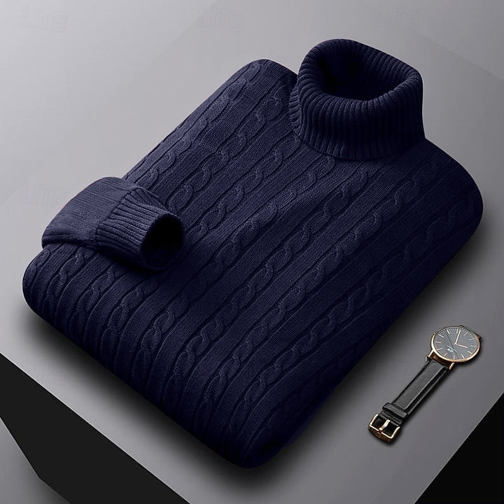 Ellery | Cable Knit Turtleneck Sweater