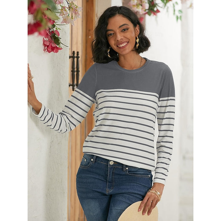 Penelope | Striped Long-Sleeve Top