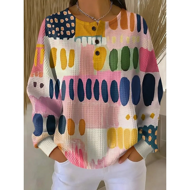 Mabel | Artful Colour-Block Top