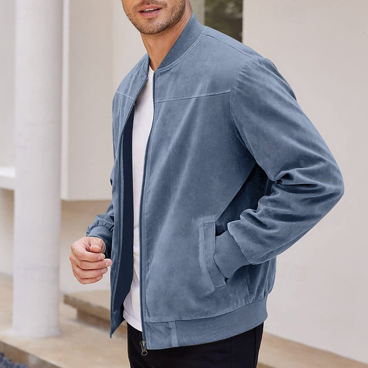 Reginald | Stand-Collar Zip Jacket