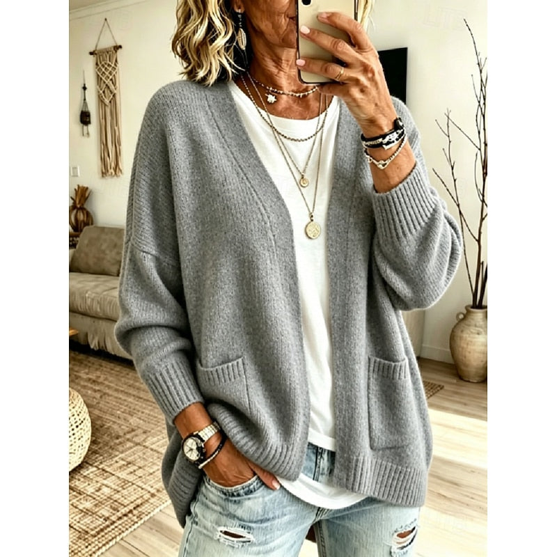 Tabitha | Relaxed Open-Front Cardigan