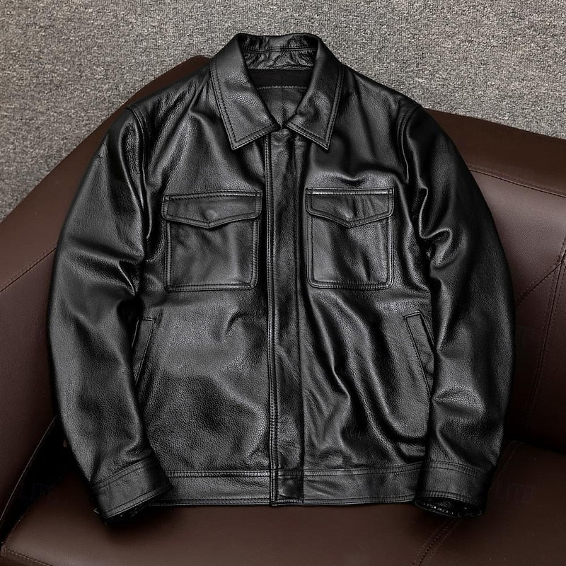 Conrad | Classic Zip-Up Biker Jacket