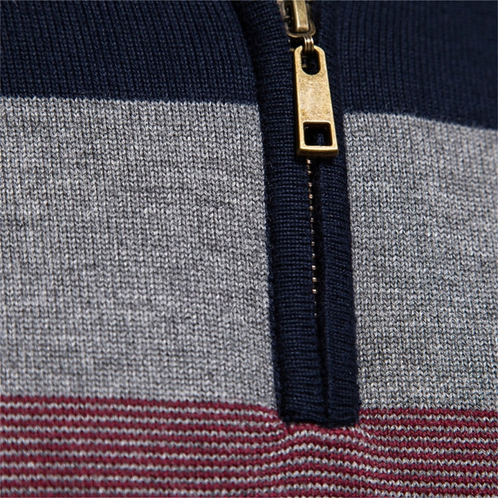Chester | Quarter-Zip Colour-Block Sweater