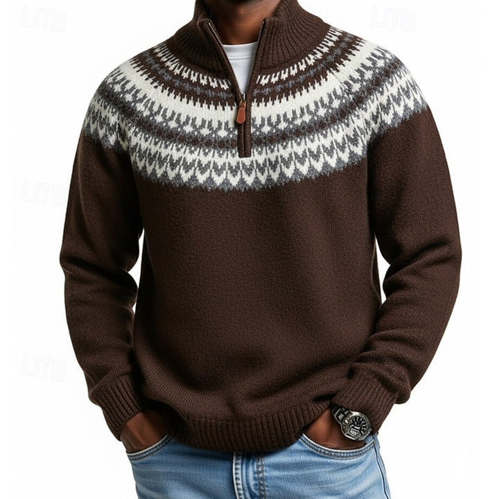 Rowland | Nordic Quarter-Zip Sweater
