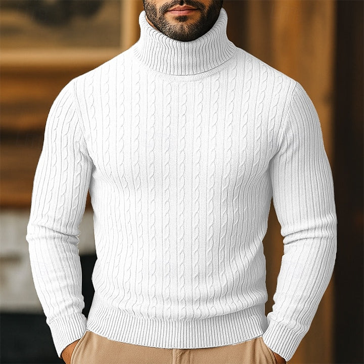 Tristan | Cable-Knit Turtleneck Sweater