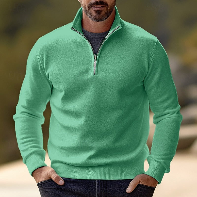 Camden | Half-Zip Stand-Collar Sweater
