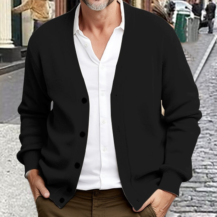 Barnaby | Christmas Button-Front Cardigan