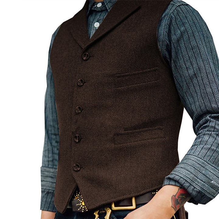Harold | Tailored V-Neck Waistcoat Vest