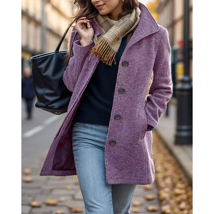 Felicity | Refined Turndown-Collar Coat