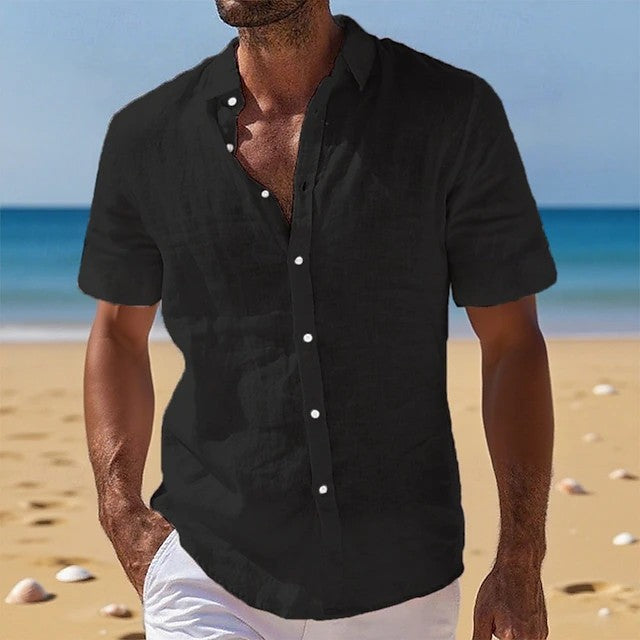 Adrian | Relaxed Beach Button-Up Shirt