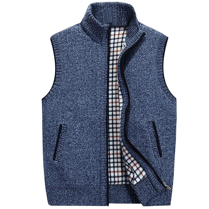 Thaddeus | Zip-Front Sweater Vest