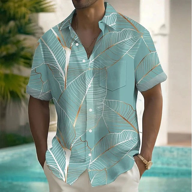 Owen | Tropical Leaf Resort Shirt