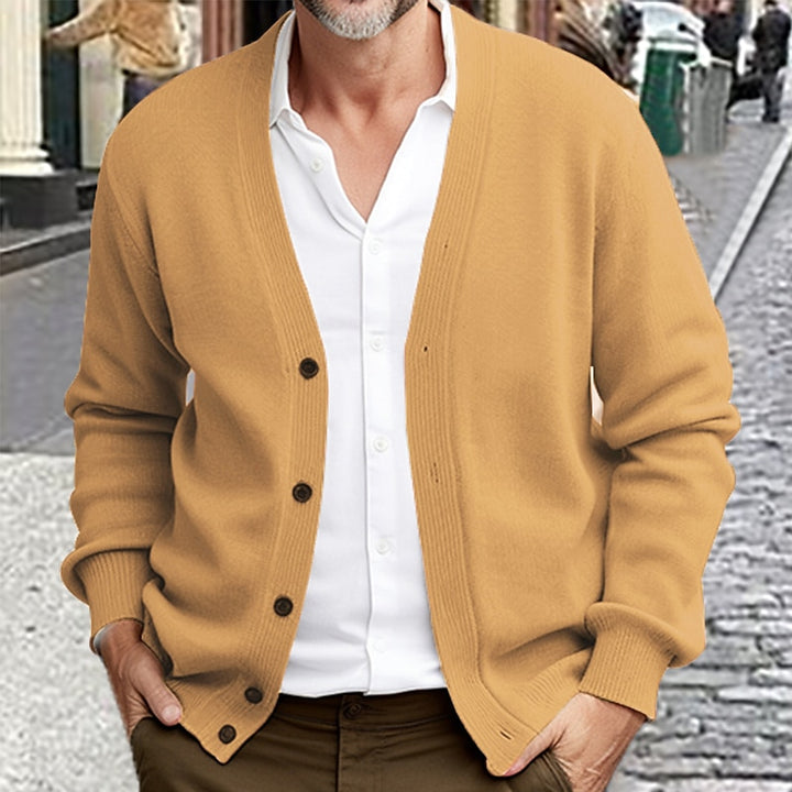 Barnaby | Christmas Button-Front Cardigan