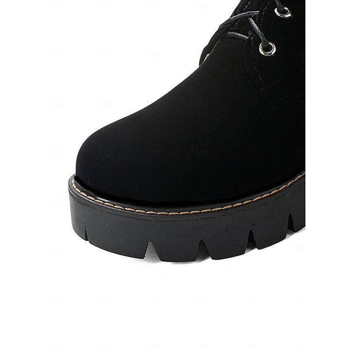 Marisol | Lace-Up Cozy-Cuff Winter Boots
