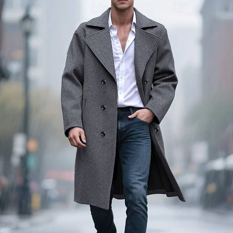 Ellison | Refined Double-Breasted Overcoat