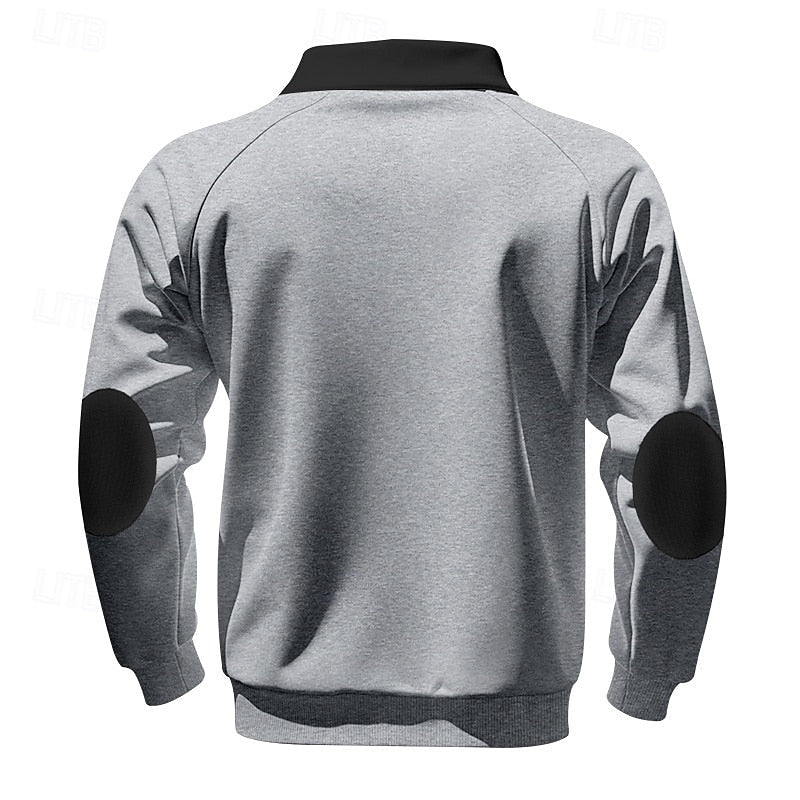 Hollis | Quarter-Zip Colour-Block Pullover