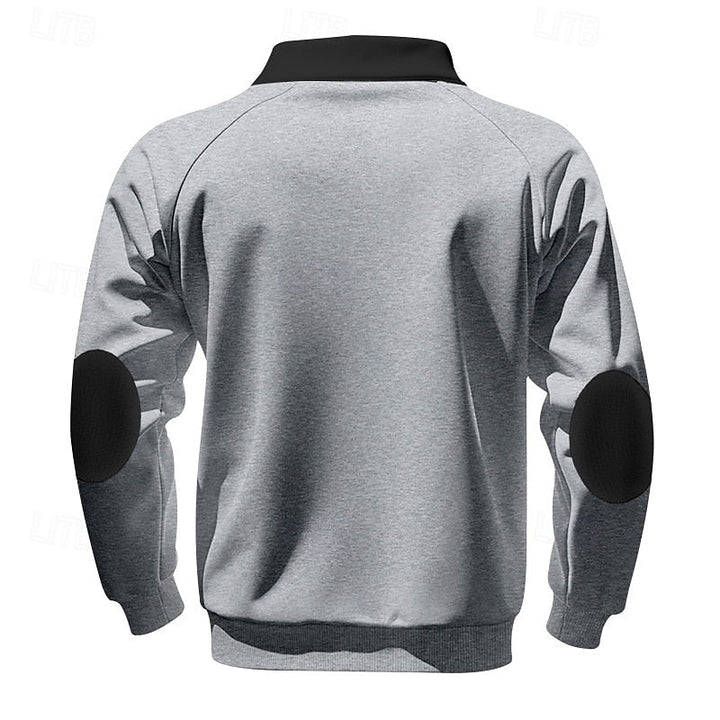 Hollis | Quarter-Zip Colour-Block Pullover