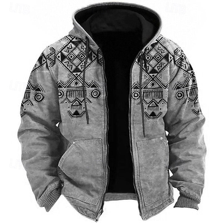 Elias | Heritage Patterned Hooded Jacket
