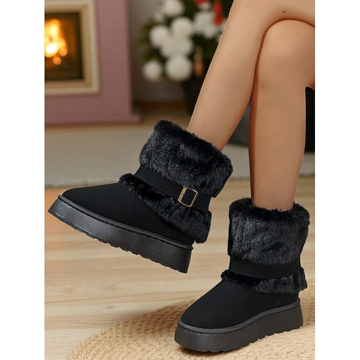 Wren | Cozy Fur-Trimmed Winter Boots