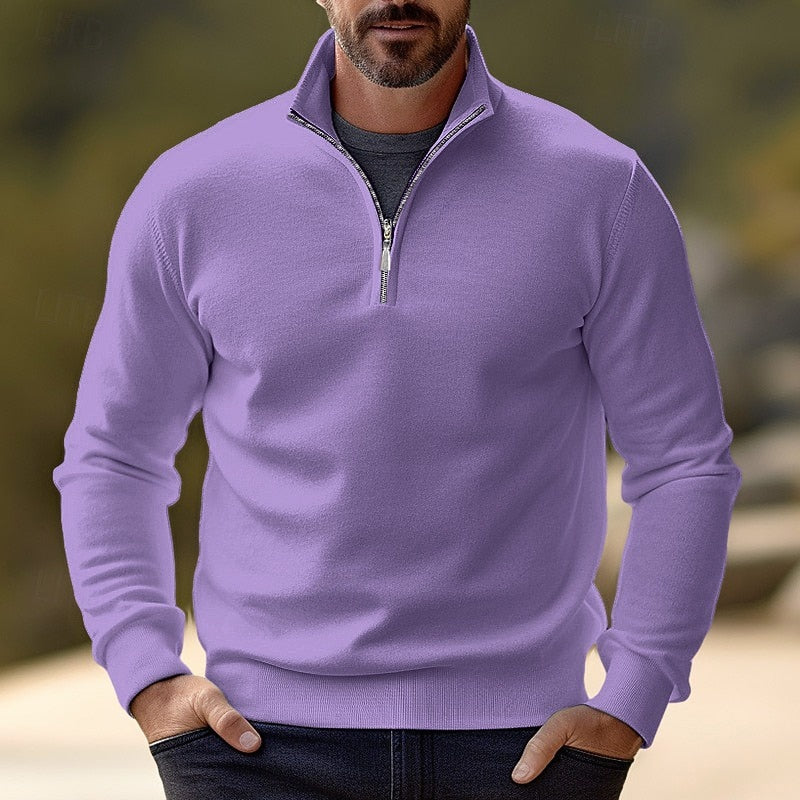 Camden | Half-Zip Stand-Collar Sweater