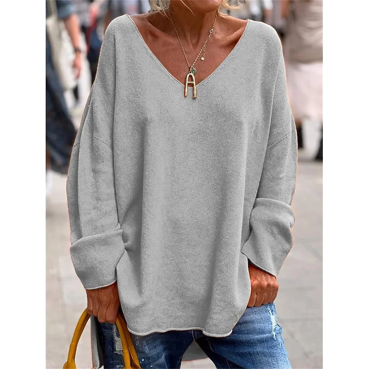 Rosalie | Relaxed V-Neck Sweater