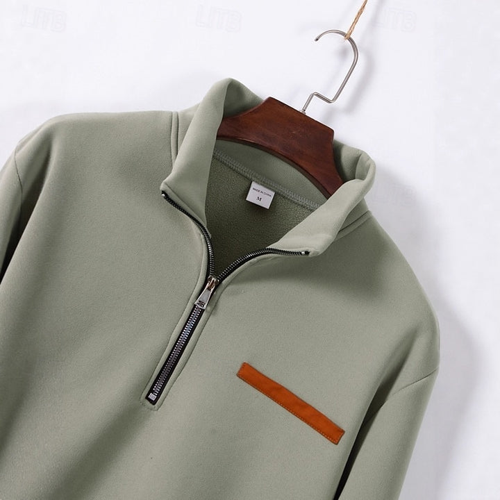 Rhodes | Quarter-Zip Standing Collar Pullover