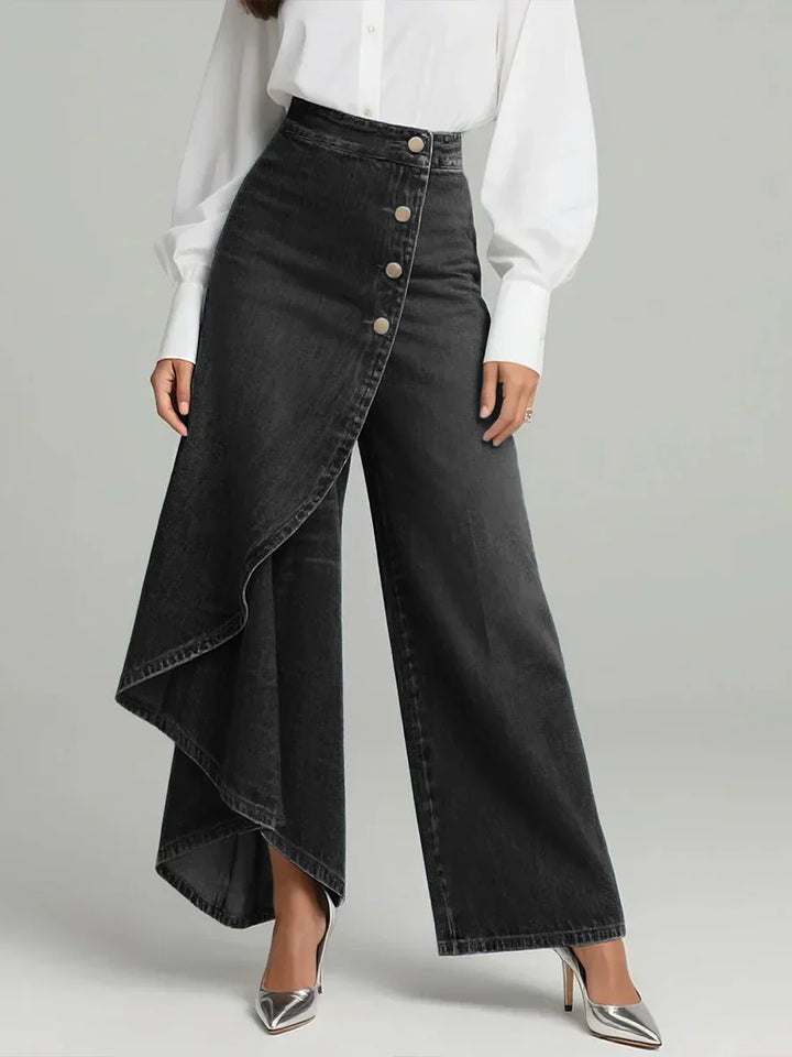 Tilly | Elegant High Waisted Wide-leg Pants