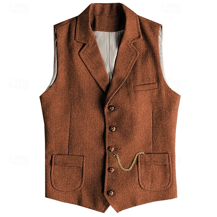 Percival | Refined Single-Breasted Vest