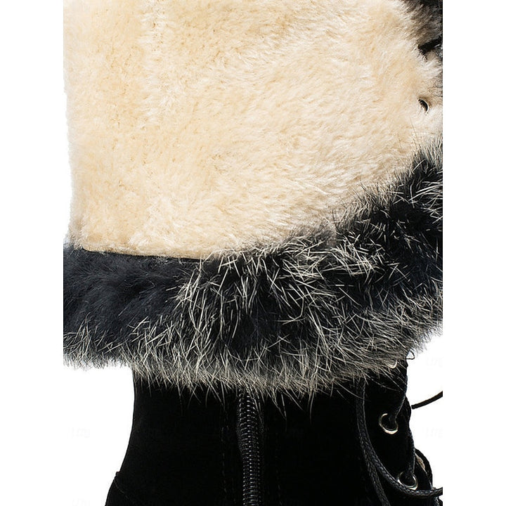 Marisol | Lace-Up Cozy-Cuff Winter Boots