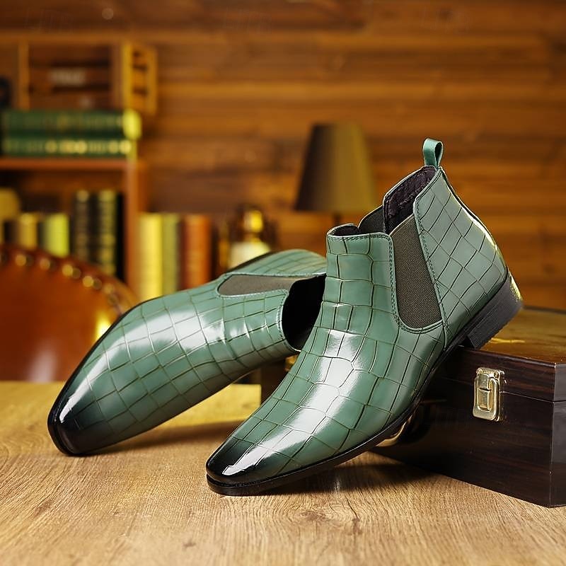 Clifford | Polished Slip-On Chelsea Boots