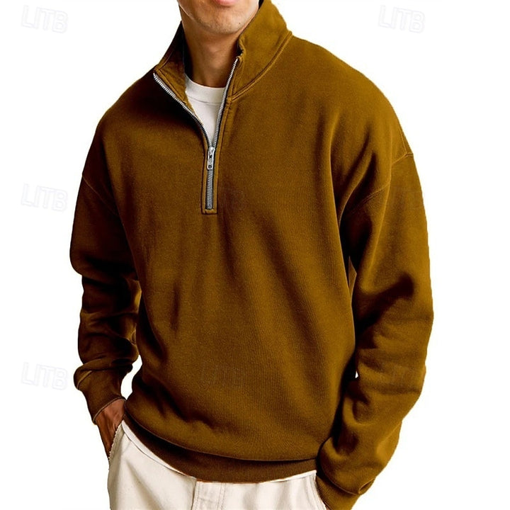 Emmett | Quarter-Zip Stand-Collar Pullover