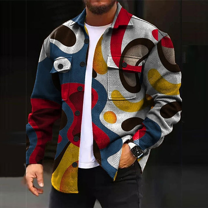 Maddox | Artful Statement Overshirt