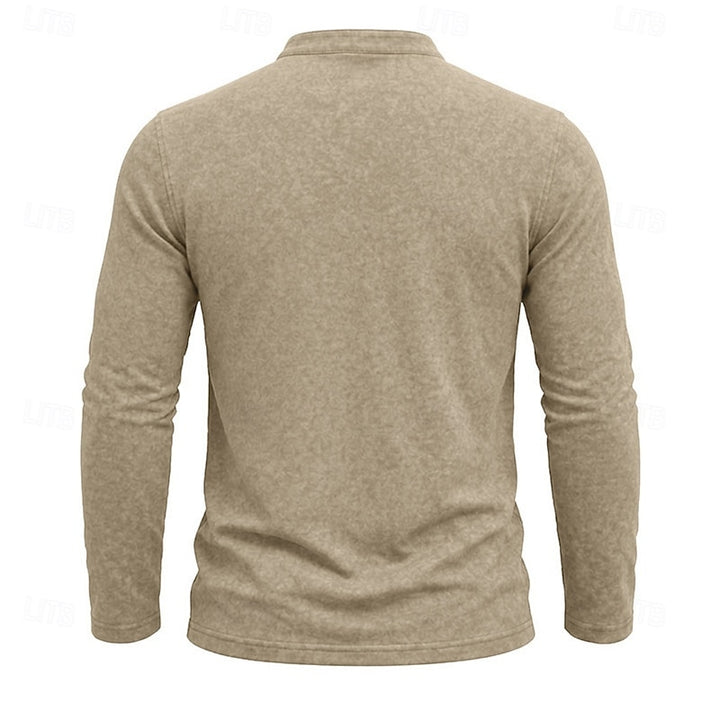 Russell | Long-Sleeve Henley Shirt