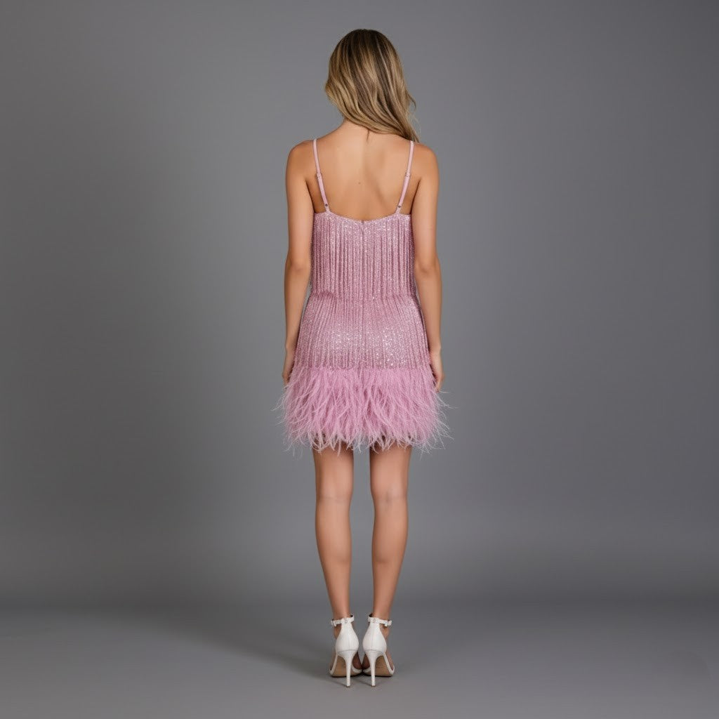 Nadia | Fringed Party Dress