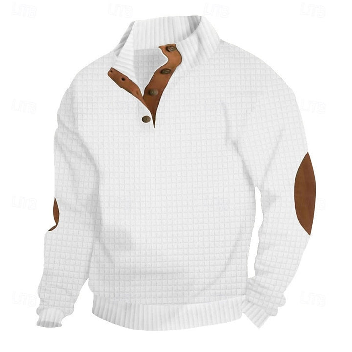 Nash | Button-Neck Pullover Sweater