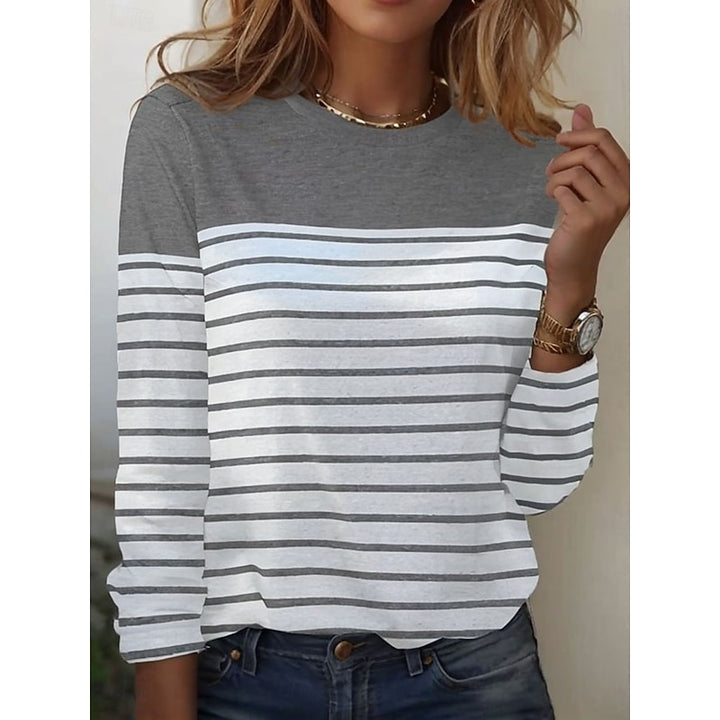 Penelope | Striped Long-Sleeve Top