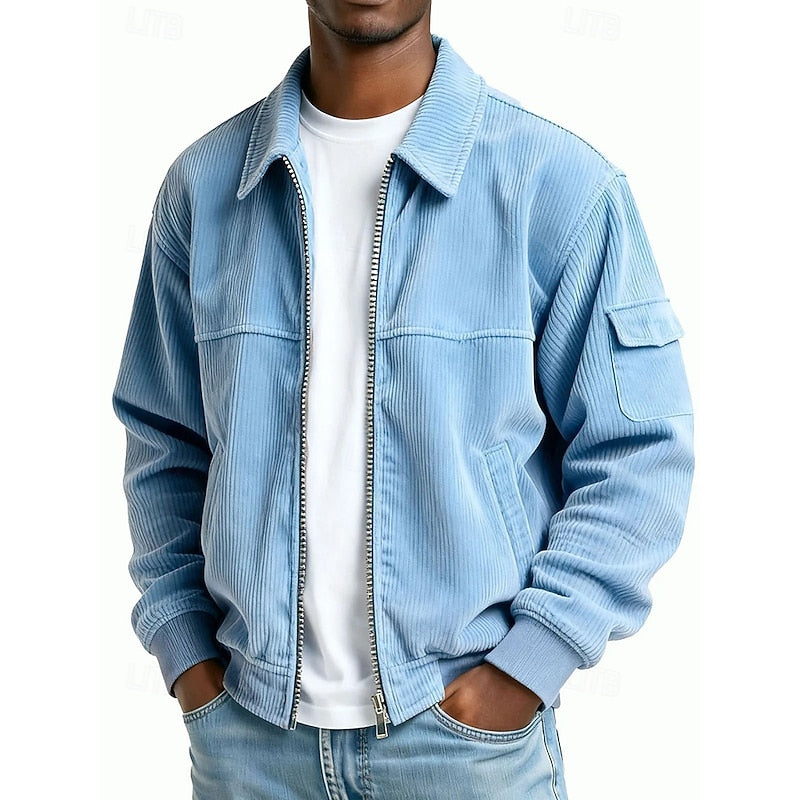 Ellis | Ribbed Zip-Up Jacket