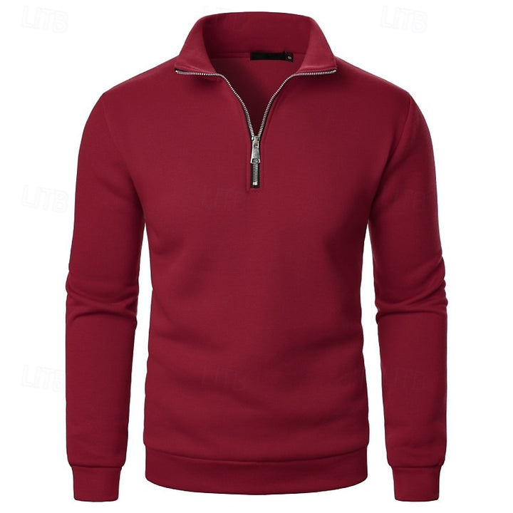 Gideon | Refined Quarter-Zip Pullover