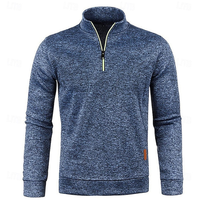 Owen | Quarter-Zip Long Sleeve Polo Shirt