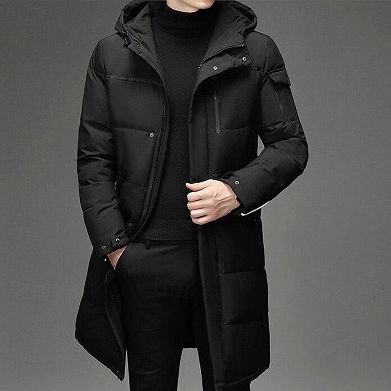 Leland | Hooded Longline Winter Coat