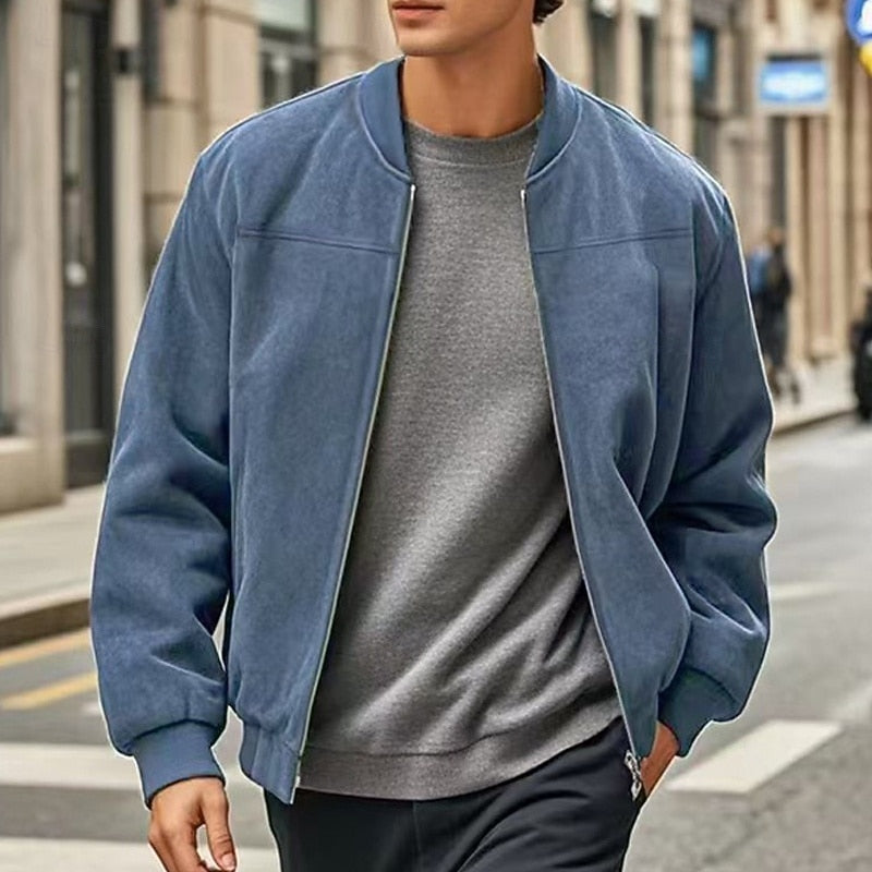 Reginald | Stand-Collar Zip Jacket