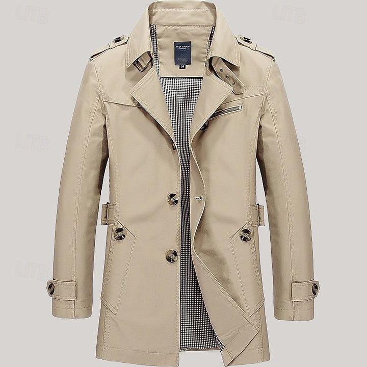 Wallace | Refined Single-Breasted Trench Coat
