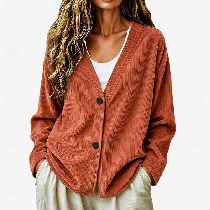 Rosamund | Relaxed Button-Front Cardigan