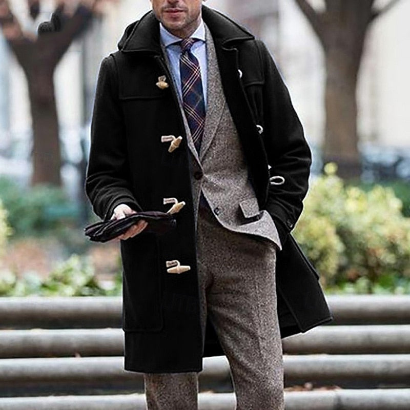 Frederick | Long Hooded Toggle Coat