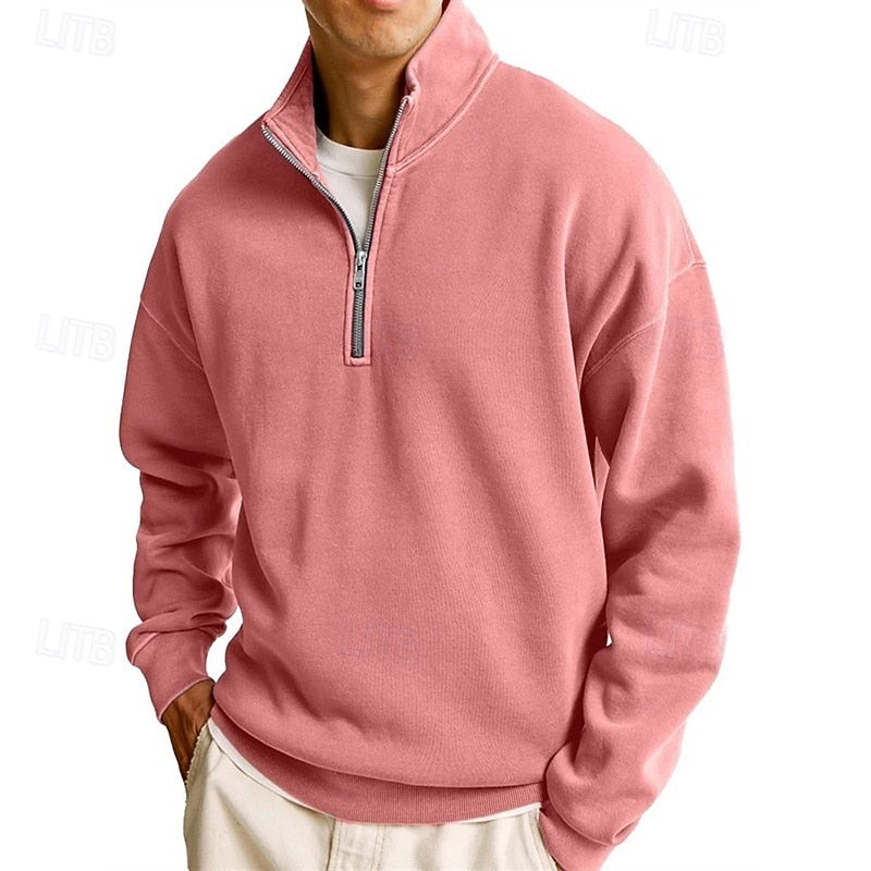 Emmett | Quarter-Zip Stand-Collar Pullover