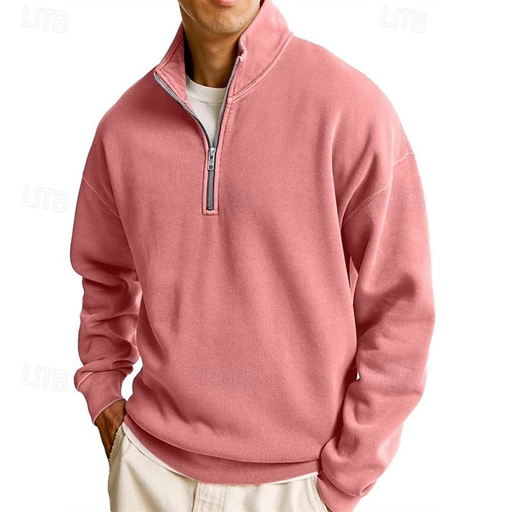 Emmett | Quarter-Zip Stand-Collar Pullover