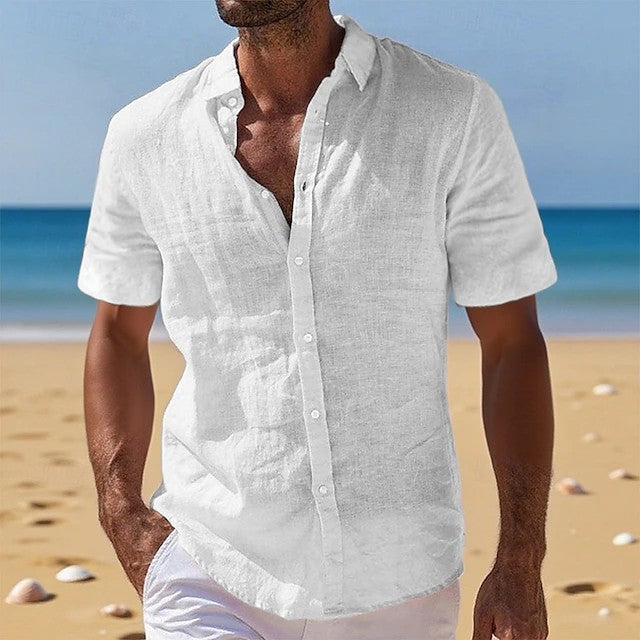 Adrian | Relaxed Beach Button-Up Shirt