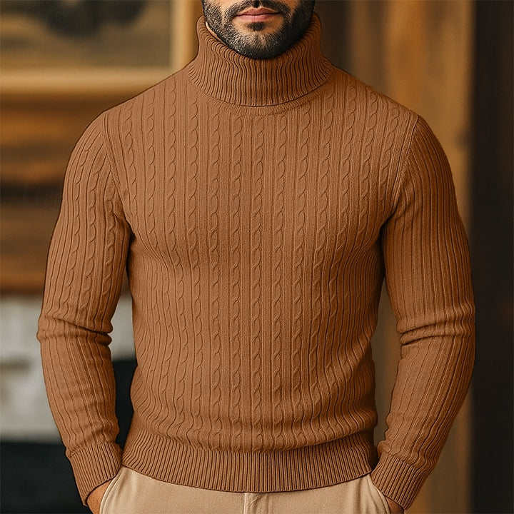 Tristan | Cable-Knit Turtleneck Sweater