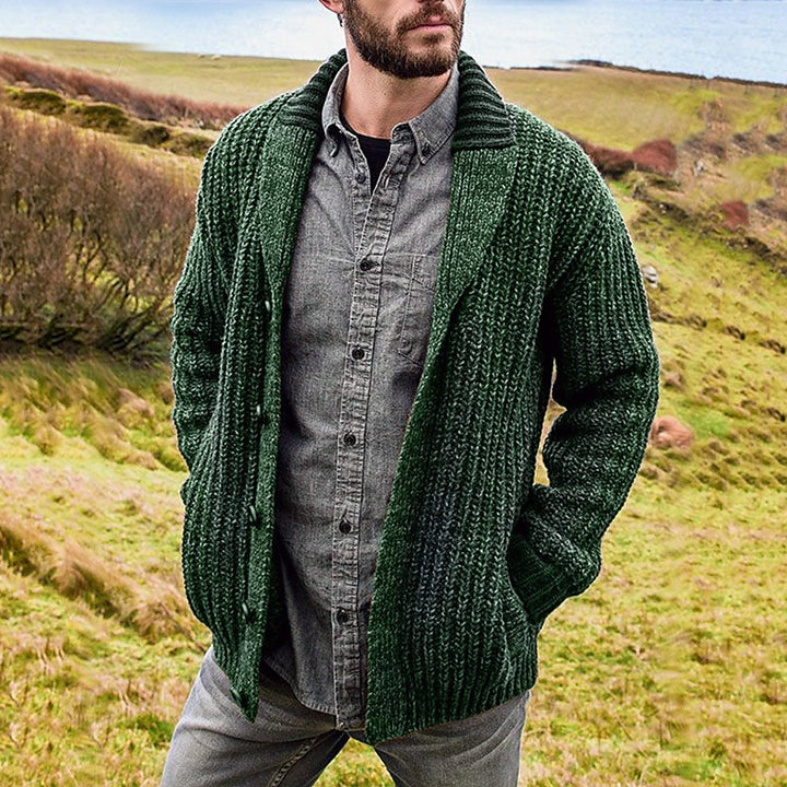 Gordon | Shawl Collar Knit Cardigan